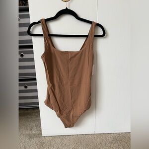NWT Auden 4-Way Stretch Tank Bodysuit - Size Large